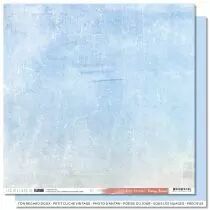 Feuille Vintage Journal BTB 11 \ Bleu Vintage\ 