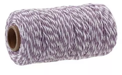 FICELLE BICOLORE TWINE MAUVE