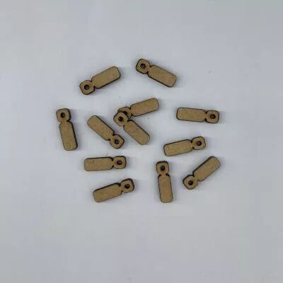 FLIPETTE CARR� EN MDF 3MM 