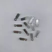 FLIPETTE CARR&Eacute; EN PLEXI 3MM ARGENT