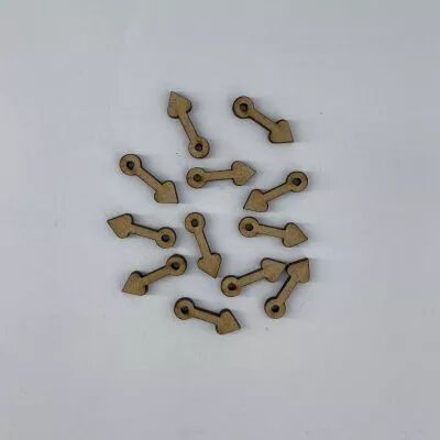 FLIPETTE COEUR EN BOIS MDF 3MM