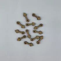 FLIPETTE COEUR EN BOIS MDF 3MM