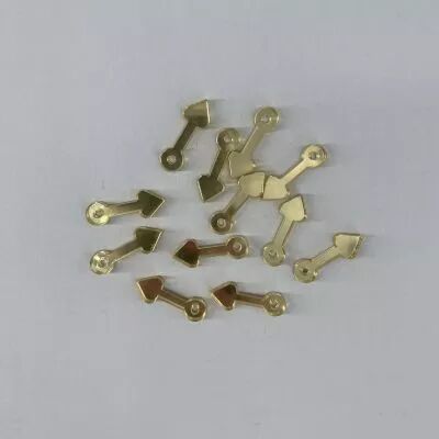 FLIPETTE COEUR EN PLEXI 3MM OR