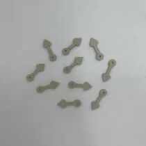 FLIPETTE COEUR EN PLEXI BEIGE MDF 1MM