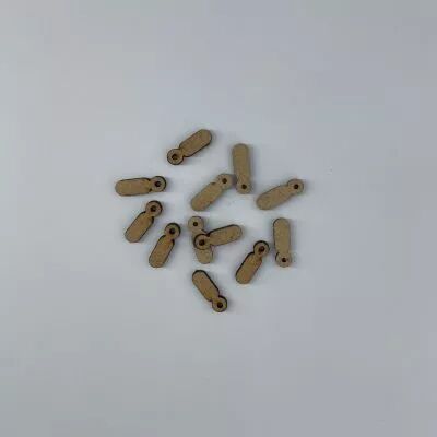 FLIPETTE RECTANGLE EN MDF 3MM 