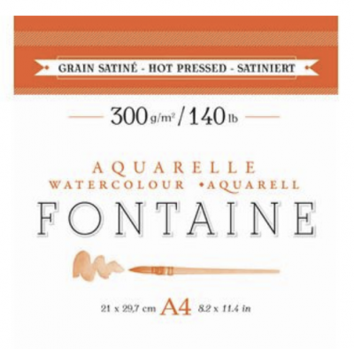 Fontaine bloc coll 2 cts 12F A4 300g grain satin