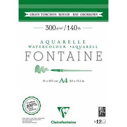 Papier aquarelle Fontaine Clairefontaine 300g/m²