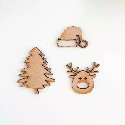 GRAND LOT EMBELLISSEMENTS BOIS - NOEL 1