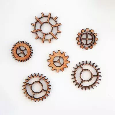 GRAND LOT EMBELLISSEMENTS BOIS - ROUAGES