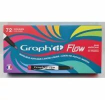 GRAPH\'IT FLOW Set de 72 marqueurs acrylique encre liquide