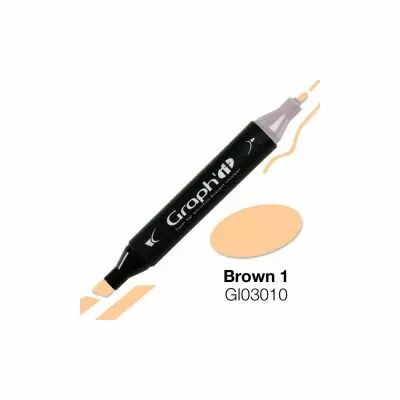 GRAPH\'IT Marqueur alcool 03010 - BROWN 1