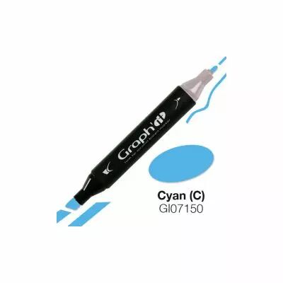 GRAPH\'IT Marqueur alcool 7150 - Cyan