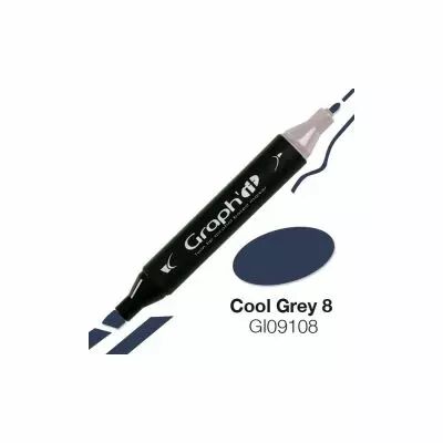 GRAPH\'IT Marqueur alcool 9108 - Cool Grey 8