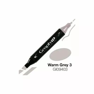 GRAPH\'IT Marqueur alcool 9403 - Warm Grey 3