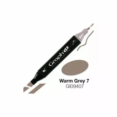GRAPH\'IT Marqueur alcool 9407 - Warm Grey 7