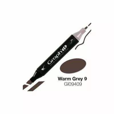 GRAPH\'IT Marqueur alcool 9409 - Warm Grey 9