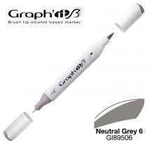 GRAPH\'IT Marqueur alcool brush 9506 - Neutral Grey 6