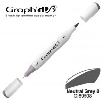GRAPH\'IT Marqueur alcool brush 9508 - Neutral Grey 8