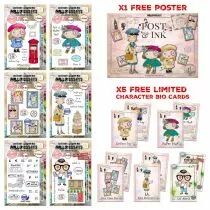 Janet Klein Post & Ink Stamp Bundle - AALL and Create