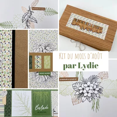 KIT ALBUM AOUT 2026 - AU COEUR DE LA NATURE PAR LYDIE