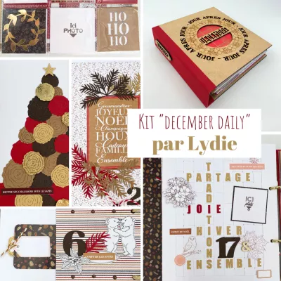 KIT ALBUM DECEMBER DAILY 2026 PAR LYDIE