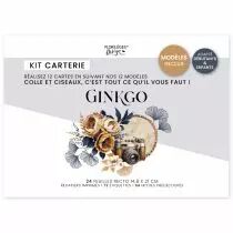 Kit créatif 12 cartes GINKGO