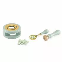 KIT DE CIRE A CACHETER MENTHE