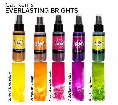 Lindy\'s Stamp Gang Fabio Spray Set Everblasting brights