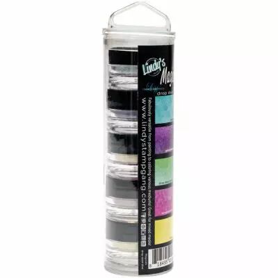 Lindy\'s Stamp Gang Flat Glitzy Magicals .25oz 5/Pkg - Drop Dead Diva