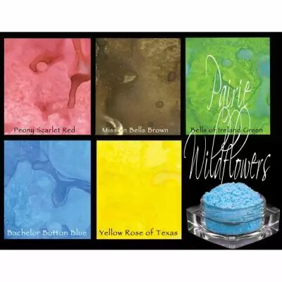 Lindy\'s Stamp Gang Flat Glitzy Magicals .25oz 5/Pkg - Prairie Wildflowers