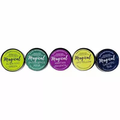 Lindy\'s Stamp Gang Flat Glitzy Magicals .25oz 5/Pkg - Prairie Wildflowers