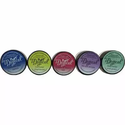 Lindy\'s Stamp Gang Flat Glitzy Magicals .25oz 5/Pkg -Mad Hatter