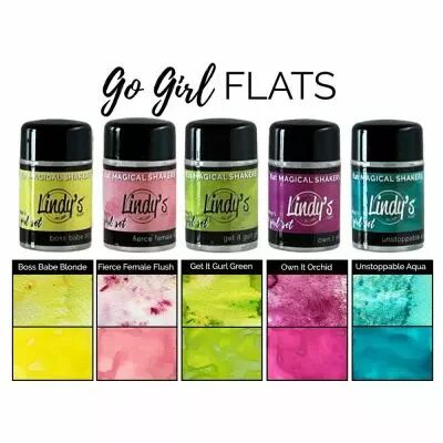 Lindy\'s Stamp Gang Magical Shaker 2.0 Set 5/Pkg Go Girl Flats