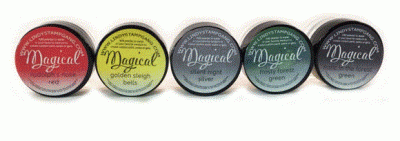 Lindy\'s Stamp Gang Magicals .25oz 5/Pkg - Jingle bells shimmer