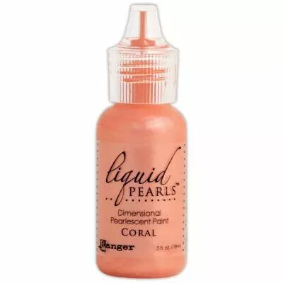 Liquid Pearls Dimensional Pearlescent Paint .5oz Coral