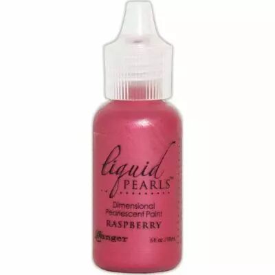 Liquid Pearls Dimensional Pearlescent Paint .5oz Red Raspberry