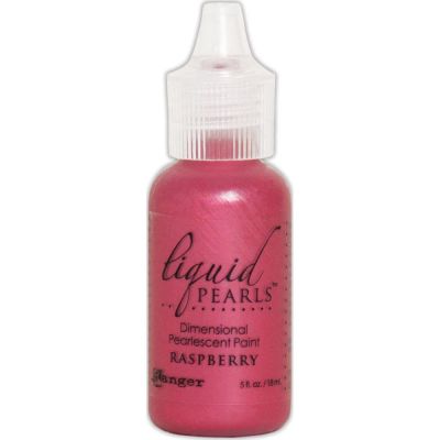 Liquid Pearls Dimensional Pearlescent Paint .5oz Red Raspberry