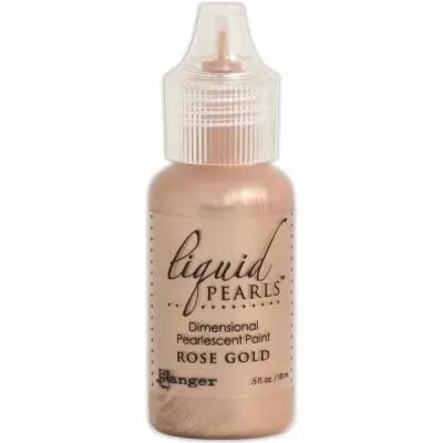 Liquid Pearls Dimensional Pearlescent Paint .5oz Rose Gold