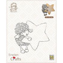Little Lammy Clear Stamp Lammy with Star
