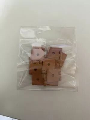 LOT DE 10 CHARNIERES TERRACOTTA