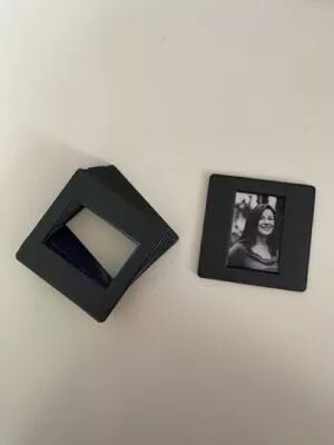 LOT DE 10 DIAPOS PHOTO NOIR