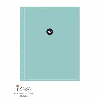 Lot de 10 pochettes pour albums cocoloko 9\ X12\ 