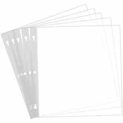 LOT DE 100 POCHETTES POUR PAGES 30,5X30,5 CM