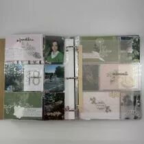 LOT DE 12 CALQUES IMPRIM&Eacute;S MOIS PROJECT LIFE \ FEE TA VIE\ 