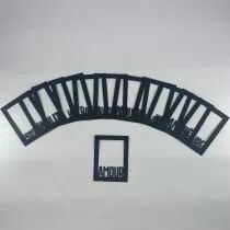 LOT DE 12 CARTES PROJECT LIFE CADRES MOTS DE L\'ANN&Eacute;E - NOIR