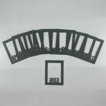 LOT DE 12 CARTES PROJECT LIFE CADRES MOTS DE L\'ANN&Eacute;E - VERT