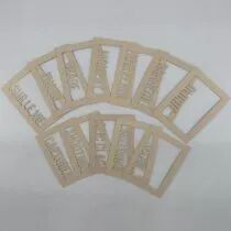 LOT DE 12 CARTES PROJECT LIFE CADRES MOTS DE LA PHOTO - KRAFT CLAIR