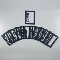 LOT DE 12 CARTES PROJECT LIFE CADRES MOTS DE LA PHOTO - NOIR