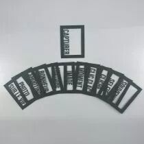 LOT DE 12 CARTES PROJECT LIFE CADRES MOTS DE LA PHOTO - VERT