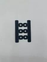 LOT DE 12 DECOUPES POUR MECANISME 3 ANNEAUX - NOIR